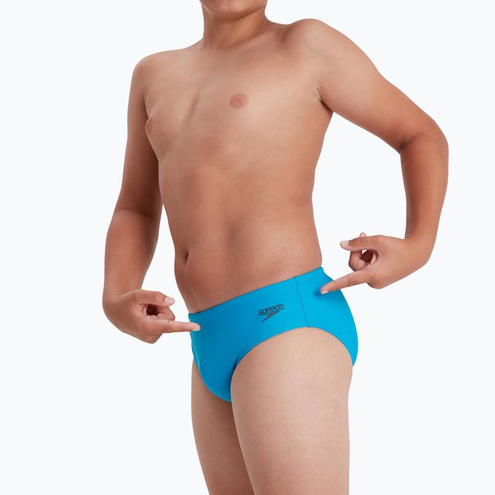 Speedo slip de înot pentru copii Logo 6.5cm Brief albastru 68-05533G696 3