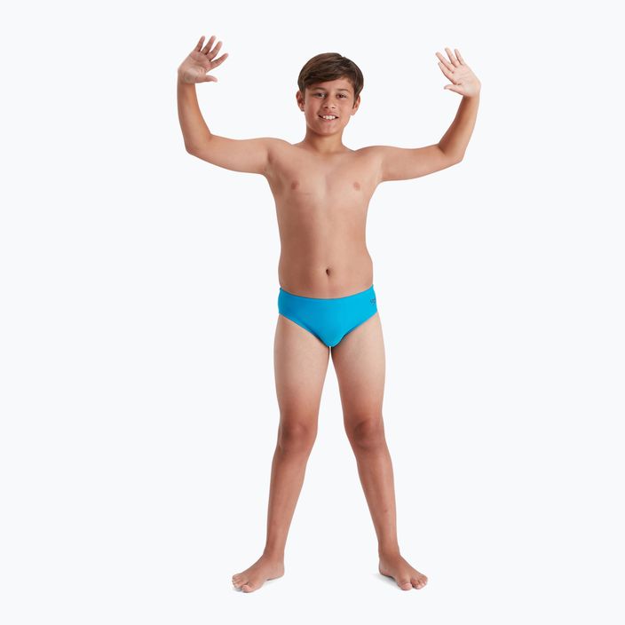 Speedo slip de înot pentru copii Logo 6.5cm Brief albastru 68-05533G696 4