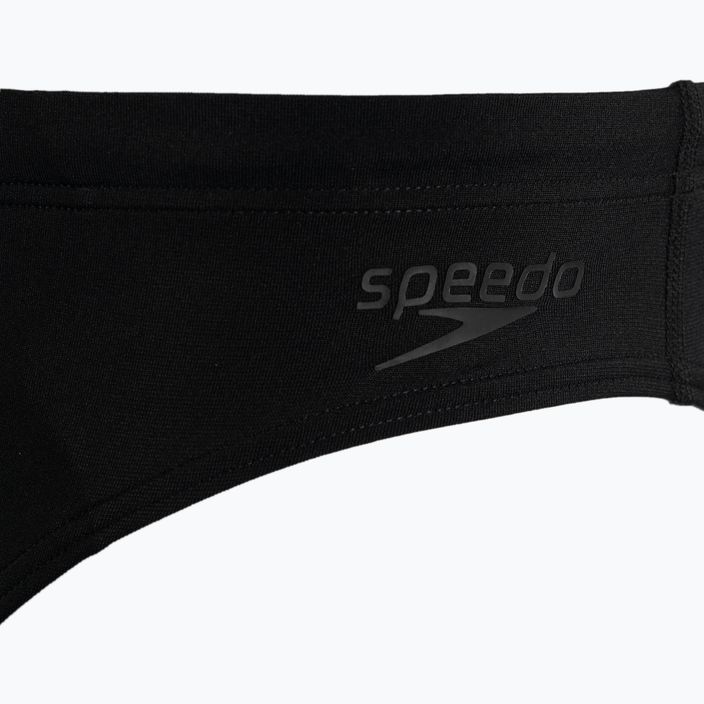 Speedo Tech Panel 7cm Brief slip de înot pentru bărbați negru 68-09739G689 3