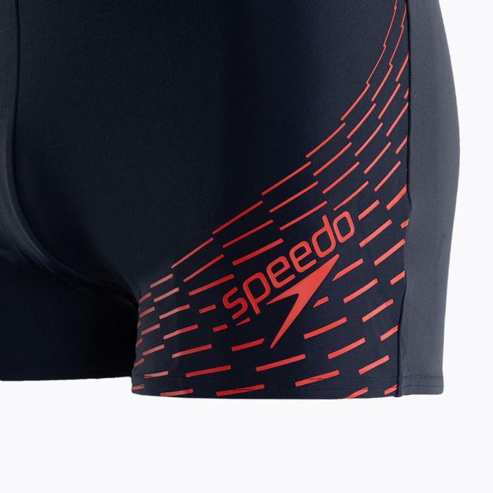 Speedo Medley Logo slip de înot pentru bărbați albastru marin 68-11354G815 3
