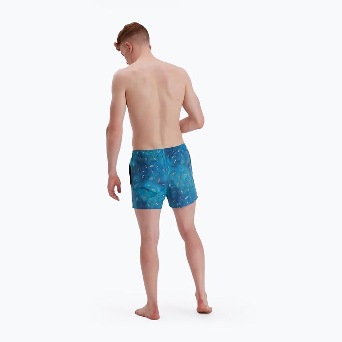 Pantaloni scurți de înot pentru bărbați Speedo Digital Printed Leisure 14' albastru 68-13454G662 4