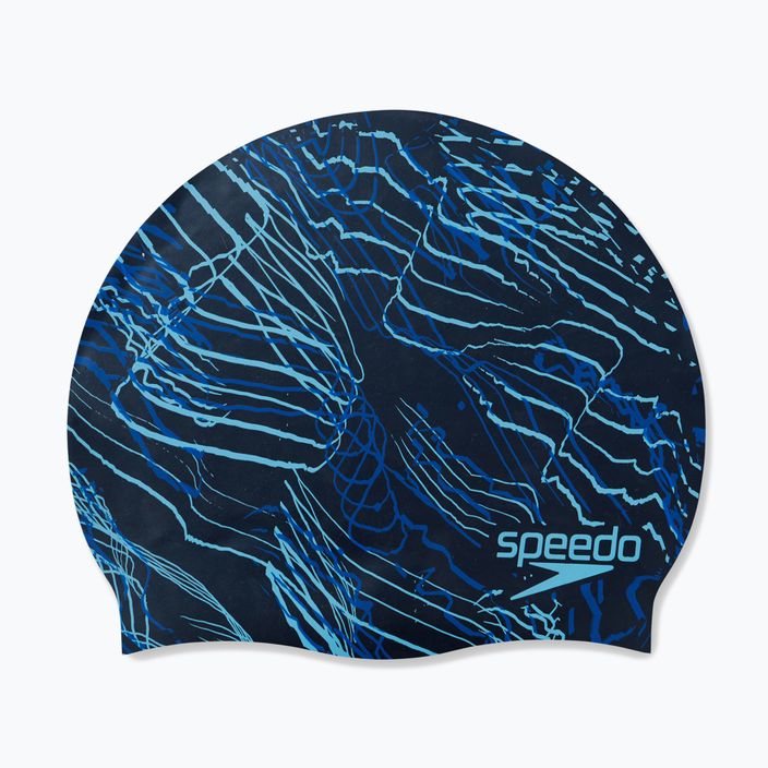Șapcă de înot Speedo Long Hair Printed albastru marin 68-11306 4