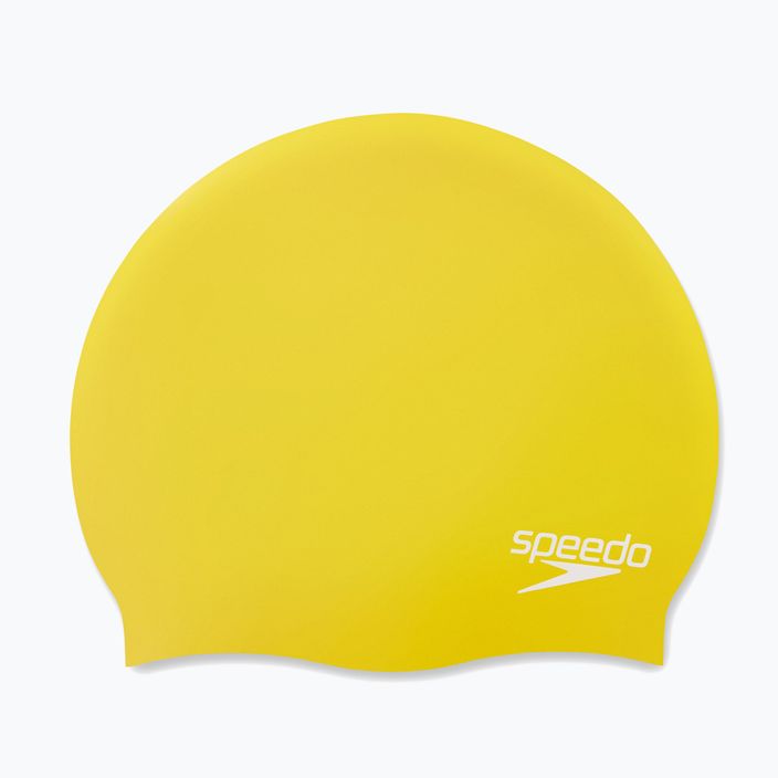 Speedo Cască de înot din silicon simplu turnat galben 68-70984 4