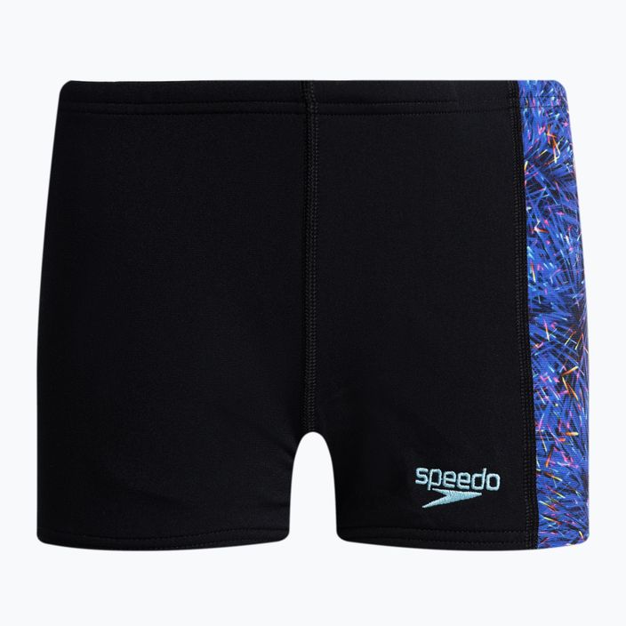 Speedo Digital Allover Panel Aquashort pantaloni de înot pentru copii negru 68-09530