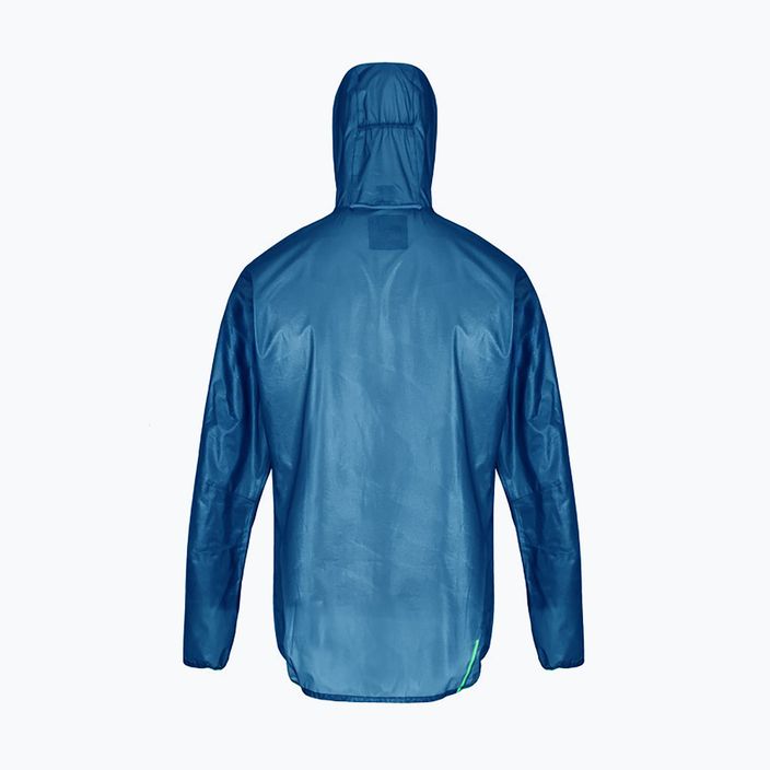 Geacă de alergare Inov-8 Raceshell Half Zip blue 2