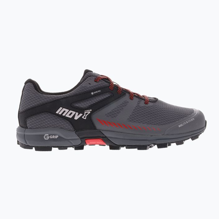 Pantofi de alergare pentru bărbați Inov-8 Roclite G 315 GTX V2 gri/negru/roșu 12