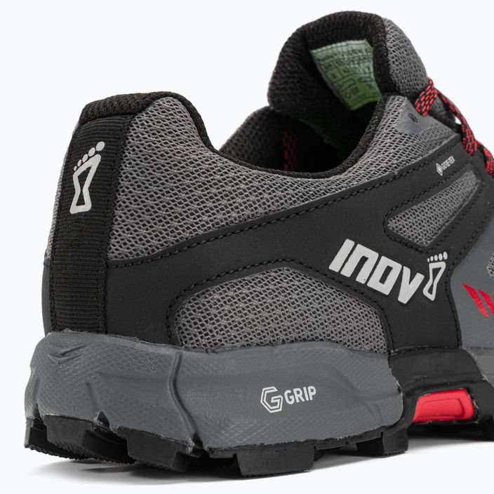 Pantofi de alergare pentru bărbați Inov-8 Roclite G 315 GTX V2 gri/negru/roșu 9
