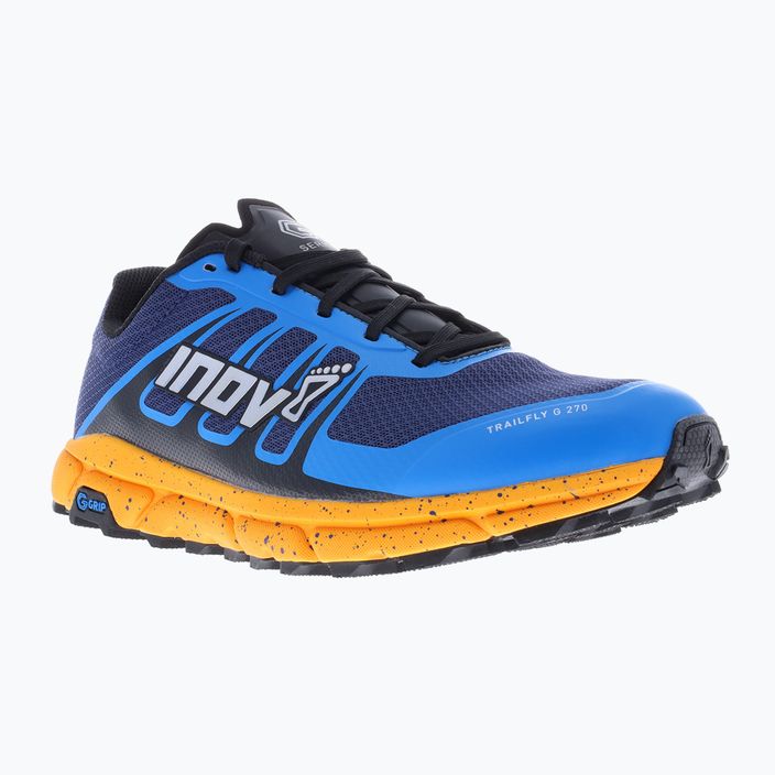 Pantofi de alergare pentru bărbați Inov-8 Trailfly G 270 V2 albastru-verde 001065-BLNE-S-01 10