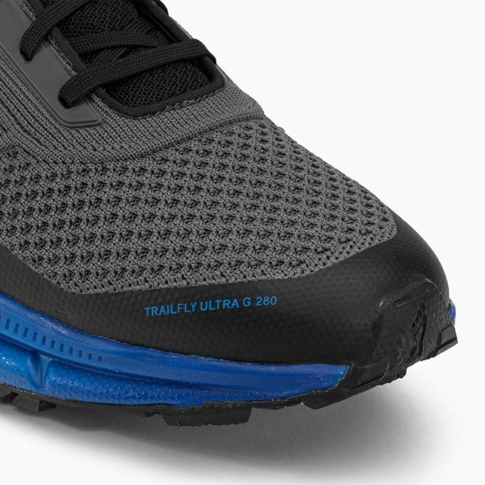 Pantofi de alergare pentru bărbați Inov-8 Trailfly Ultra G 280 gri-albastru 001077-GYBL 8