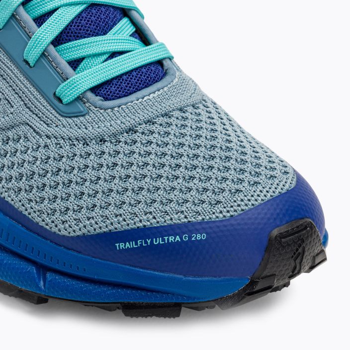 Pantofi de alergare pentru femei Inov-8 Trailfly Ultra G 280 albastru deschis/albastru 7