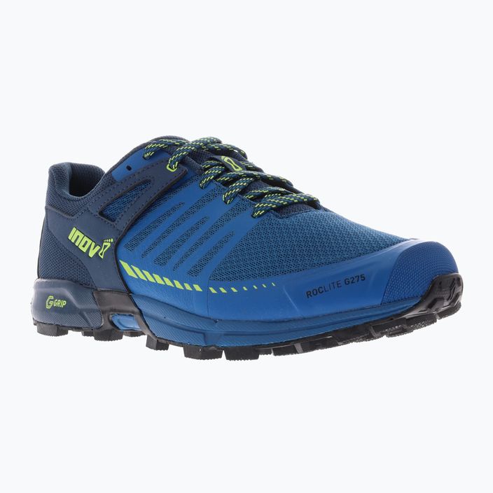 Pantofi de alergare pentru bărbați Inov-8 Roclite G 275 V2 albastru-verde 001097-BLNYLM 10