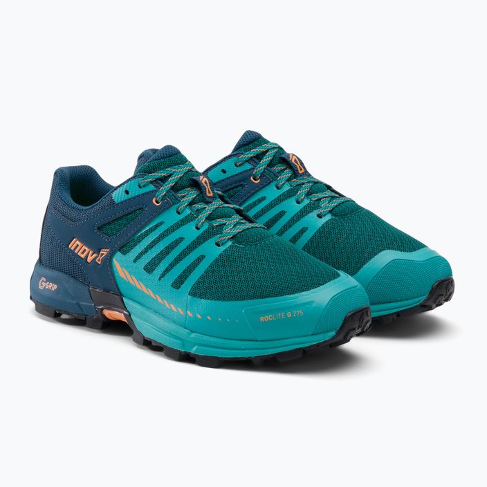 Pantofi de alergare pentru femei Inov-8 Roclite G 275 V2 albastru-verde 001098-TLNYNE 4