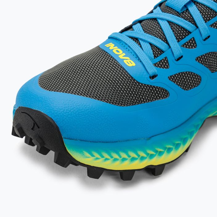 Încălțăminte de alergat pentru bărbați Inov-8 Mudtalon dark grey/blue/yellow 7