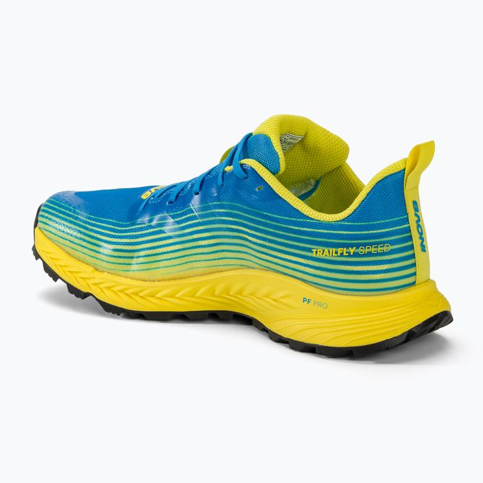 Încălțăminte de alergat pentru bărbați Inov-8 Trailfly Speed blue/yellow 3