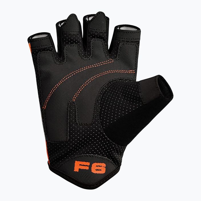 Mănuși de fitness RDX Sumblimation F6 negru-portocalii WGS-F6O 9