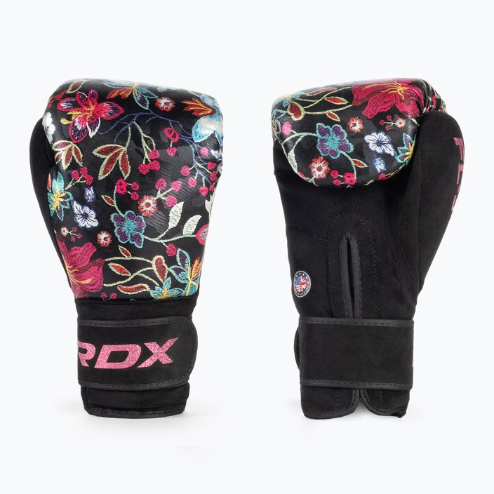 Mănuși de box RDX FL-3 negru-colorate BGR-FL3 3