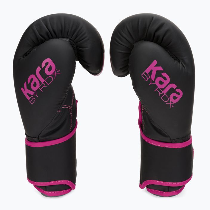 Mănuși de box RDX F6 negru-roze BGR-F6MP 4