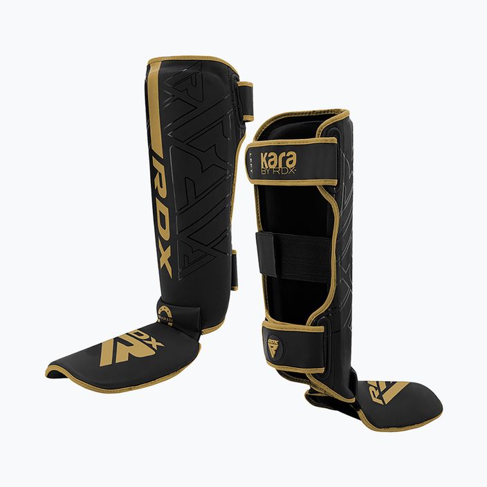 Protecție de tibie RDX F6 Shin Instep matte golden 3