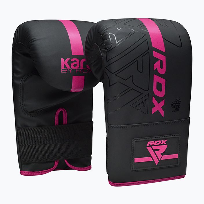 Mănuși de box RDX F6 Bag Mitts pink 2