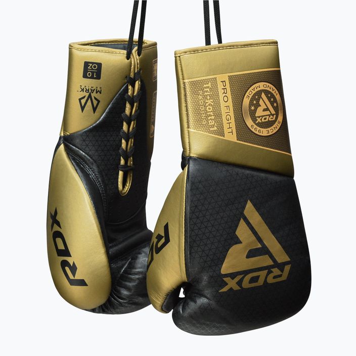 Mănuși de box RDX K1 Mark Pro Fight Boxing golden 5