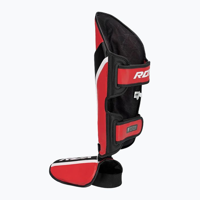 Protectori pentru tibie RDX Shin Instep Aura Plus T-17 red 3