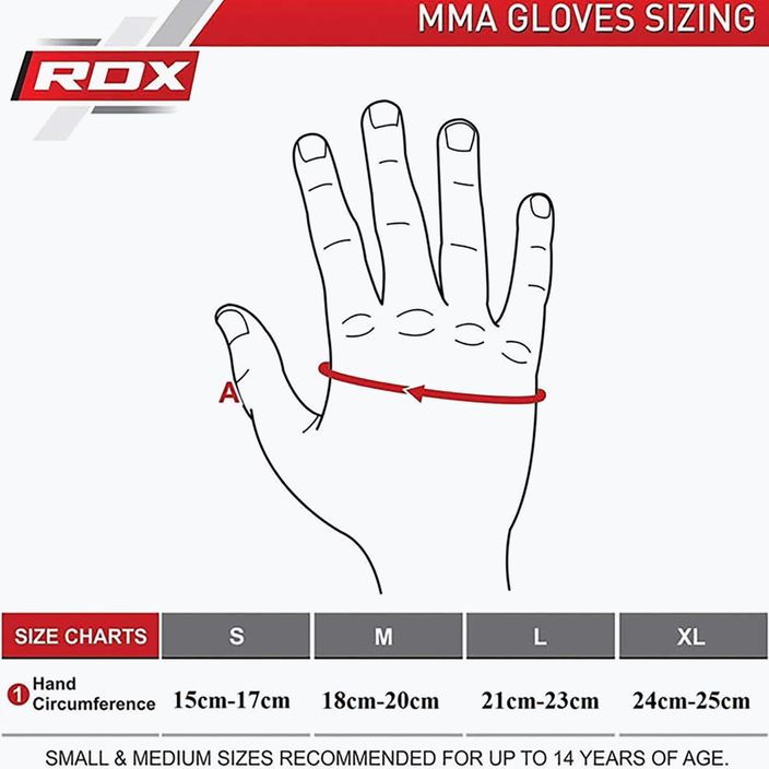Mănuși de grappling RDX Grappling Glove REX T6 Plus GGR-T6U yellow 9