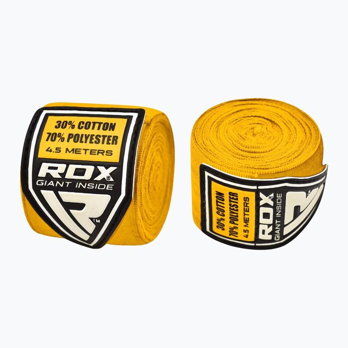 Bandaje de box RDX Hand Wraps Plus yellow 3