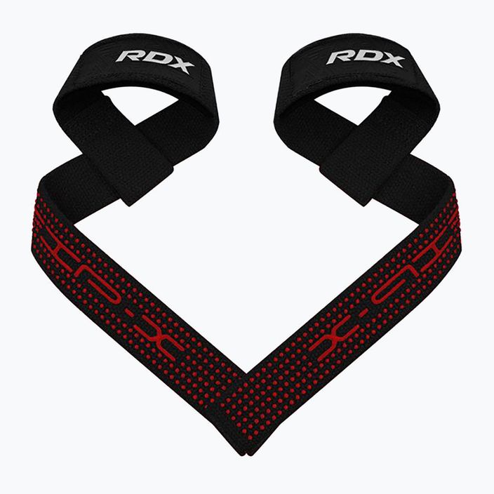 Curele pentru ridicat greutăți RDX S4 Weightlifting Wrist Straps black 2