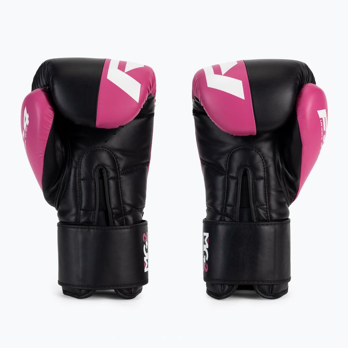Mănuși de box RDX REX F4 roz/negru BGR-F4P-8OZ 2