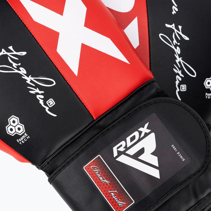 Mănuși de box pentru femei RDX BGR-F4 red/black 4