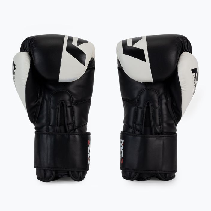 RDX REX F4 alb și negru mănuși de box BGR-F4B-10OZ 2