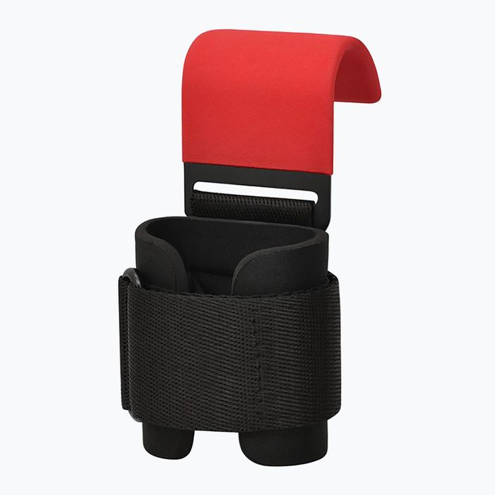 Curele pentru ridicat greutăți cu cârlige  RDX W5 Weight Lifting Hook Strap red 3