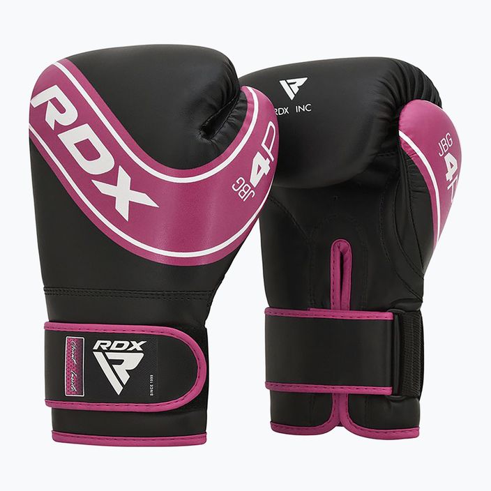 RDX mănuși de box pentru copii negru și roz JBG-4P 12