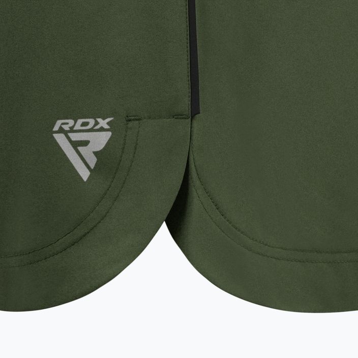 Pantaloni scurți de antrenament pentru bărbați RDX T15 verde 4