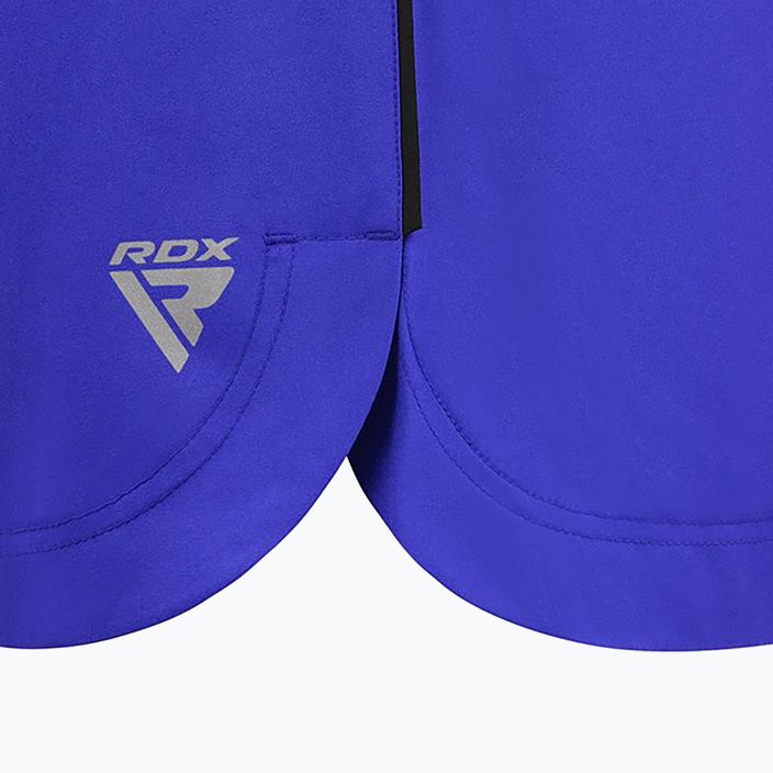 Pantaloni scurți de antrenament pentru bărbați RDX T15 albastru 4