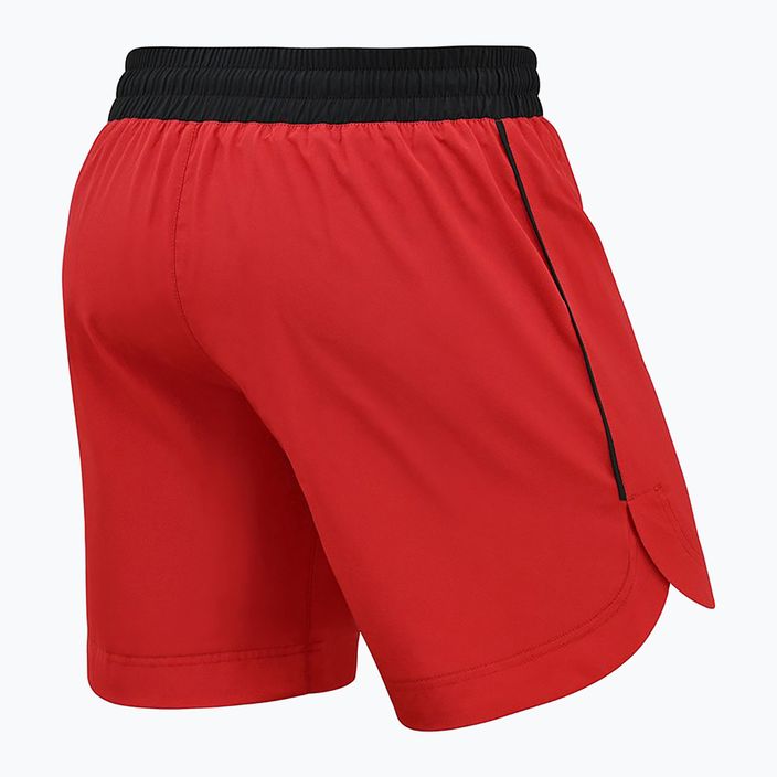 Pantaloni scurți de antrenament pentru bărbați RDX T15 roșu 2