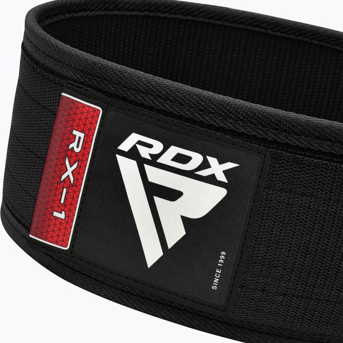 Centură pentru ridicarea greutăților RDX RX1 Weight Lifting Strap black 4