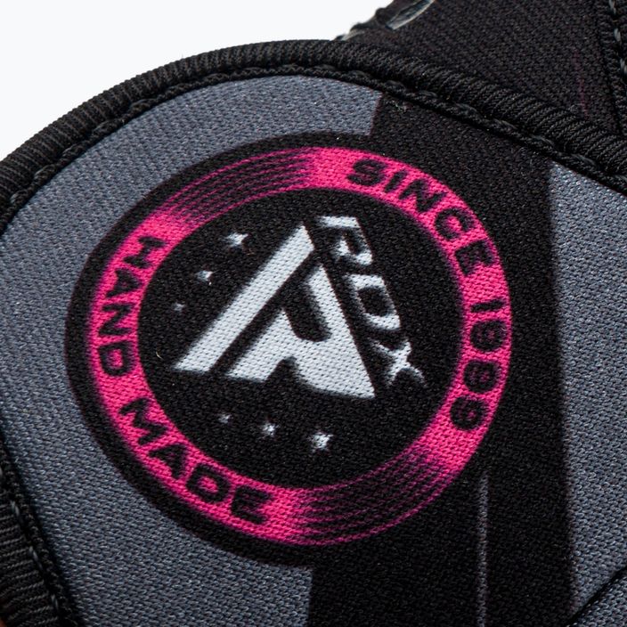 RDX Weight Lifting X1 Short Strap mănuși de antrenament negru / roz WGN-R1P 3