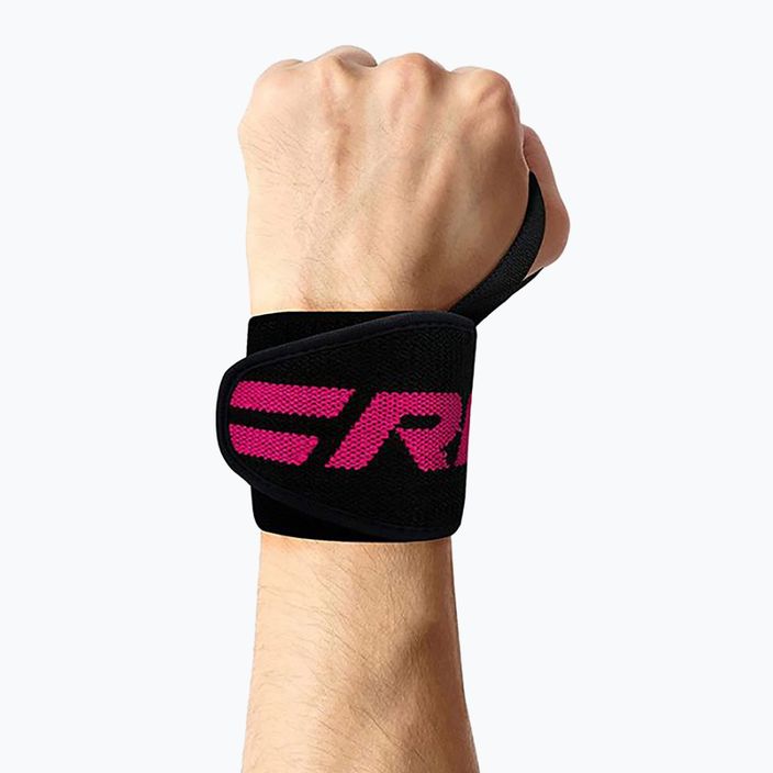 Suport încheietură RDX Gym Wrist Wrap pink 2