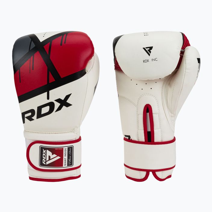 RDX mănuși de box roșu și alb BGR-F7R 3