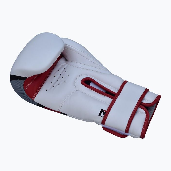 RDX mănuși de box roșu și alb BGR-F7R 9