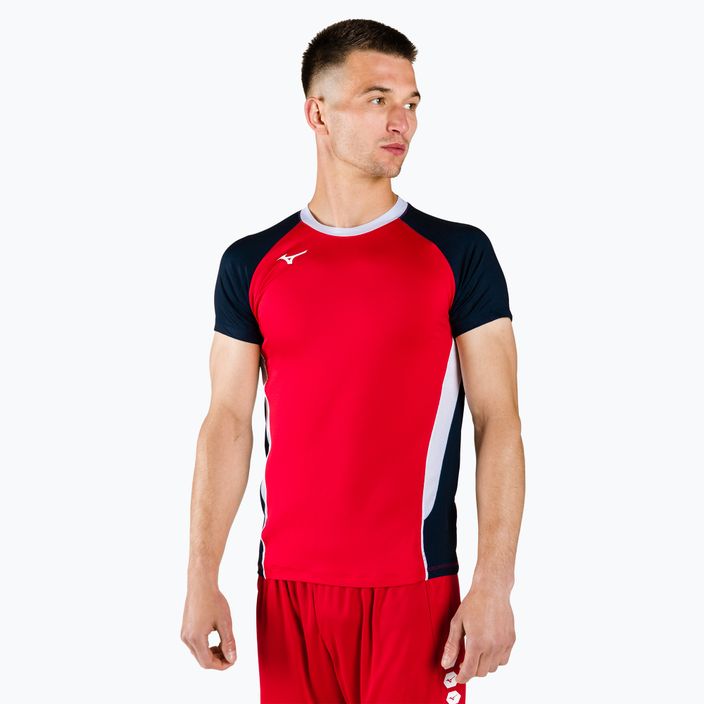 Tricou de baschet pentru bărbați Mizuno Premium High-Kyu roșu V2EA700262