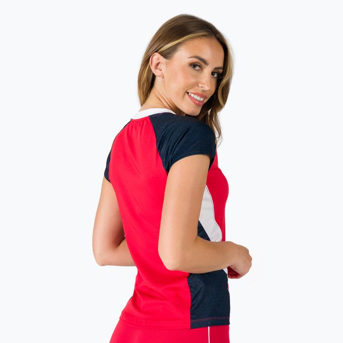 Tricou Mizuno Premium High-Kyu roșu pentru femei V2EA72026 3