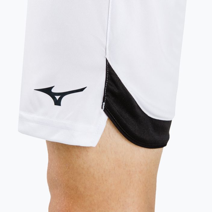 Pantaloni scurți de antrenament pentru bărbați Mizuno Premium Handball alb X2FB9A0201 4