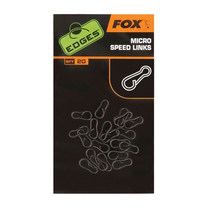 Fox Edges Micro Speed Link cârlige de fixare negru CAC566 2