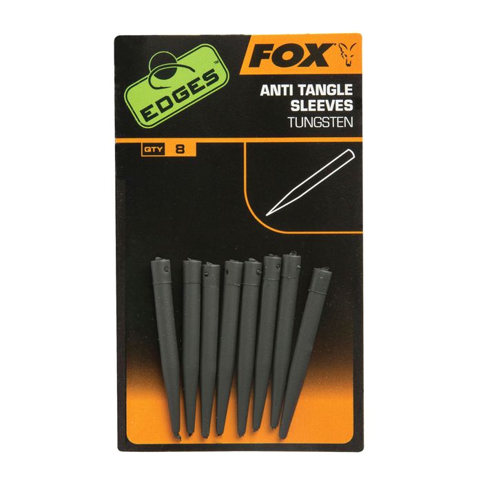 FOX Edges Tungsten anti-încurcătură Manșoane de șters 8 buc. gri CAC630 2
