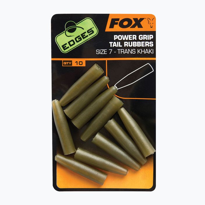 Fox Edges Surefit Tail Rubbers Fox Edges Surefit Tail Rubbers protecții sigure pentru clipuri 10 buc. Trans kaki CAC637