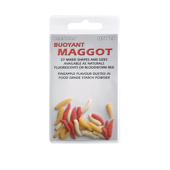 Drennan Buoyant Maggot Maggot momeală artificială pentru viermi 27 natural TGABBM001 2