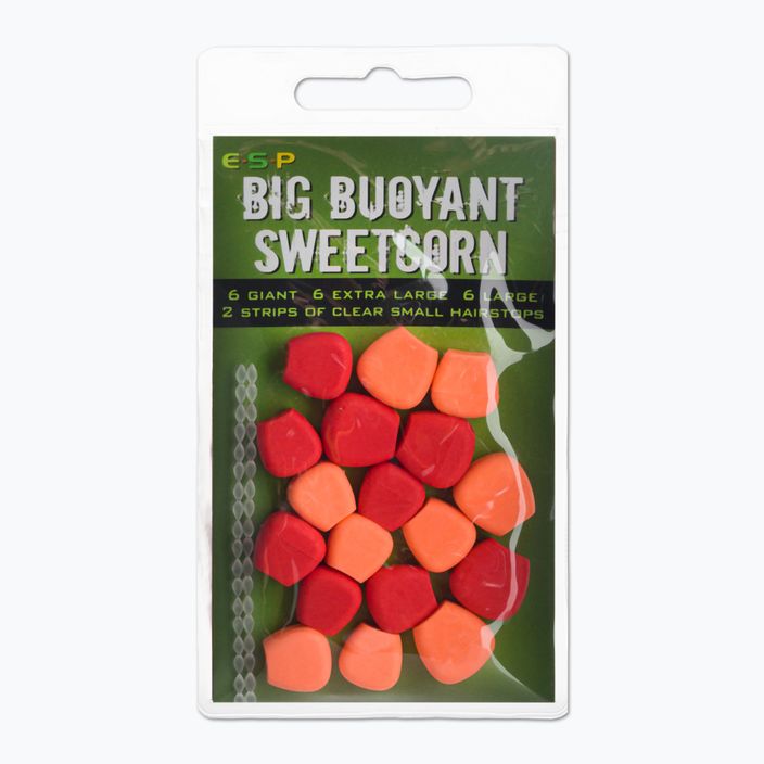 ESP Big Buoyant Sweetcorn roșu-portocaliu momeală artificială de porumb ETBSCOR004 2