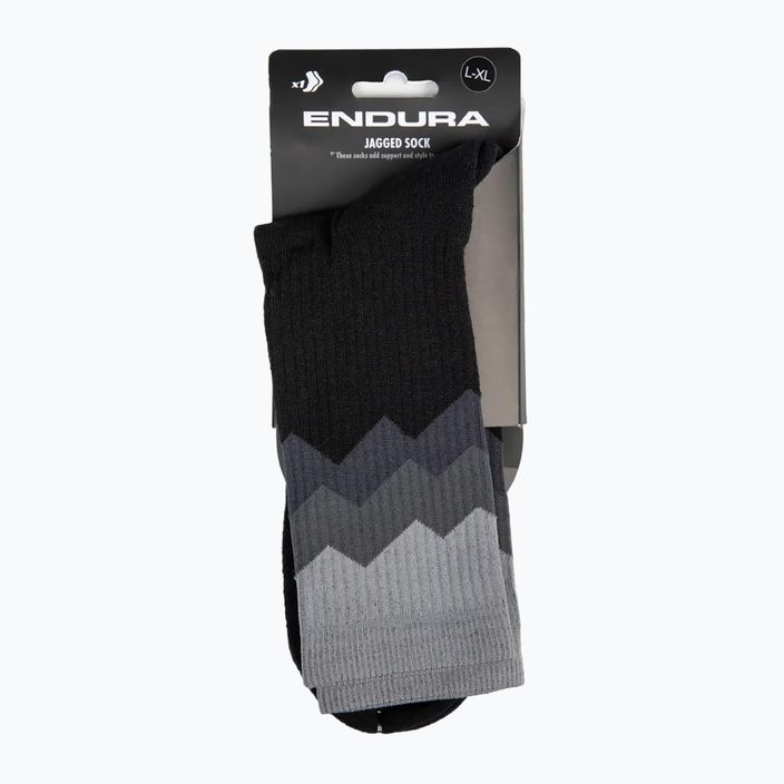 Șosete de ciclism pentru bărbați Endura Jagged black 5